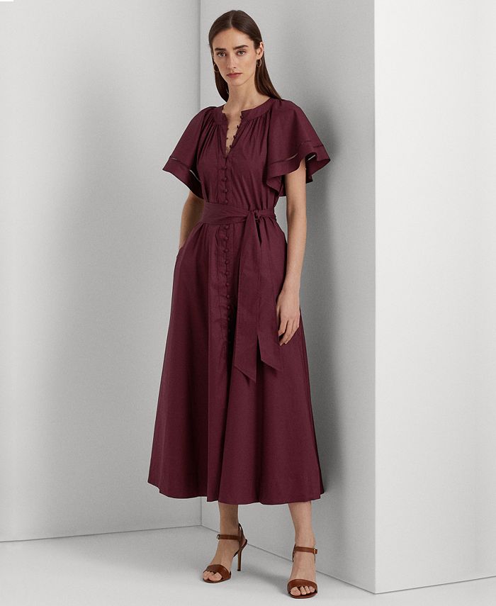 Lauren Ralph Lauren Women s Ruthnery A Line Belted Dress Macy s