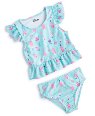 Epic Threads - Little Girls Ice Cream-Print Tankini Swimsuit, 2 Piece Set