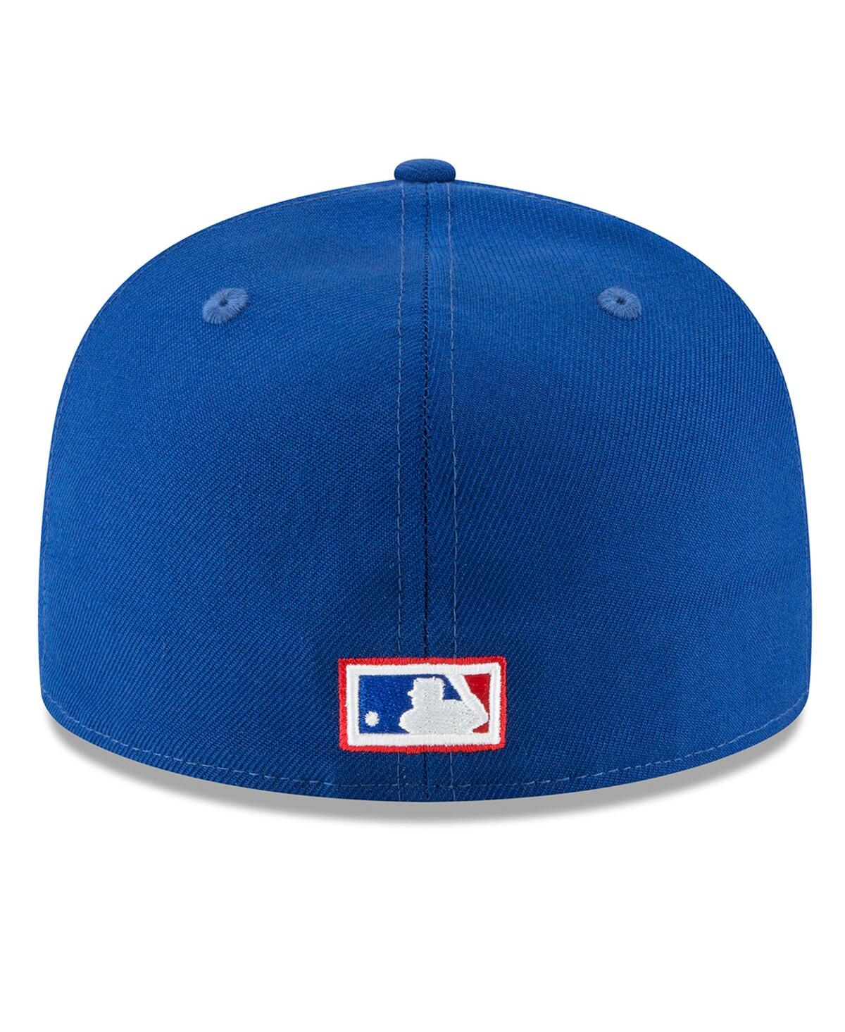Shop New Era Men's  Blue Texas Rangers Cooperstown Collection Wool 59fifty Fitted Hat
