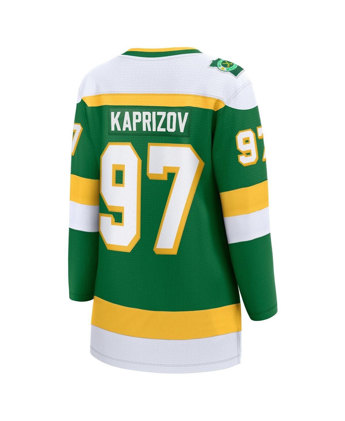Women's Fanatics Kirill KaprizovMinnesota Wild 2023/24 Alternate Premier Breakaway Player Jersey - Green