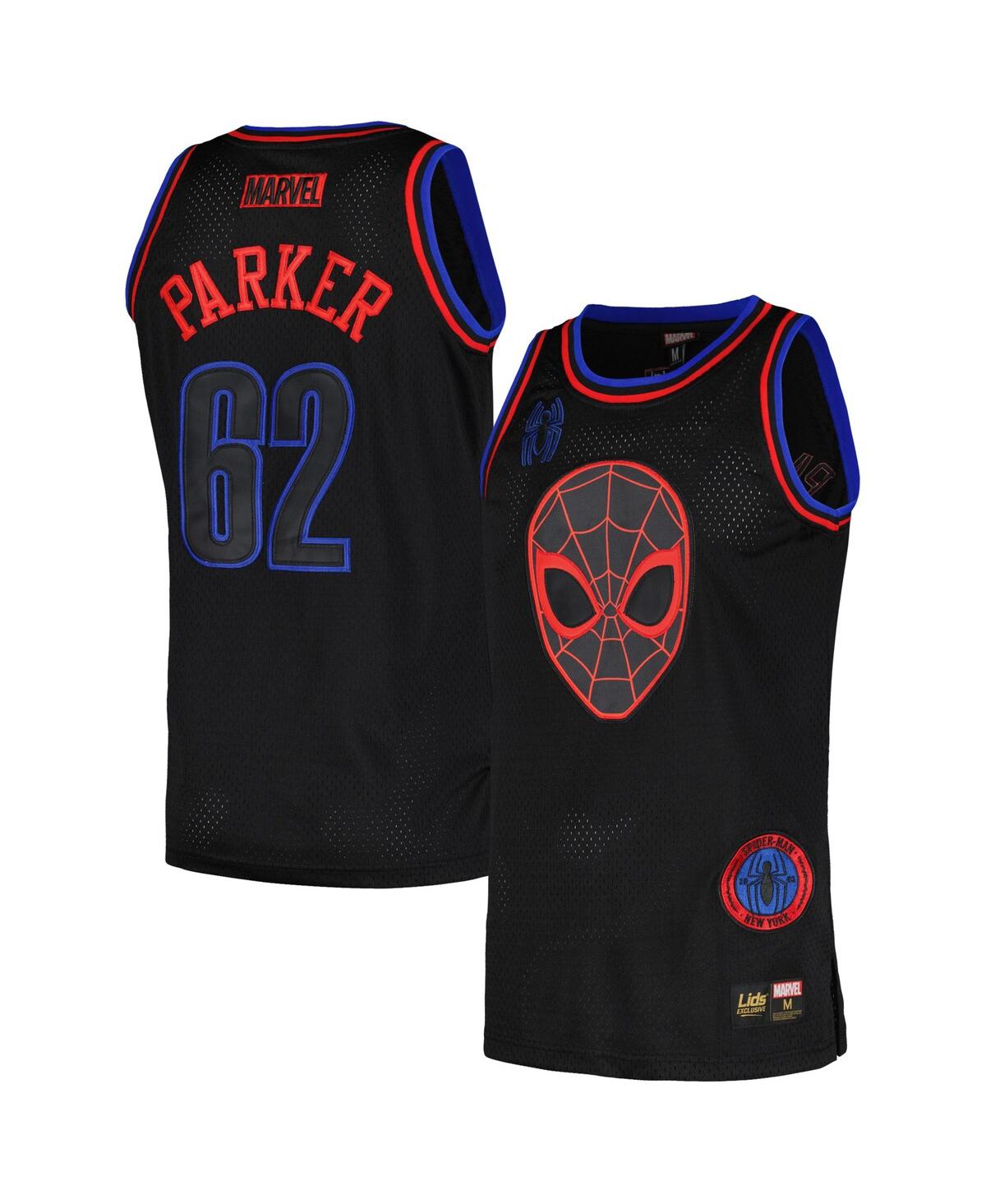 Men's Black Spider-Man Marvel Basketball Jersey - Black