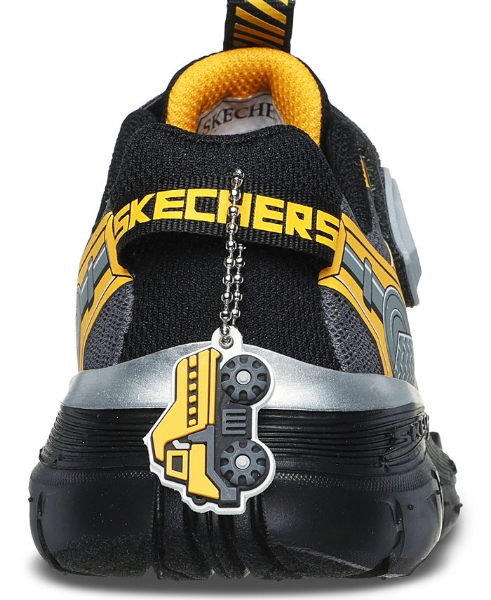 Skechers Little Boys Skech Tracks Adjustable Strap Casual Sneakers from ...