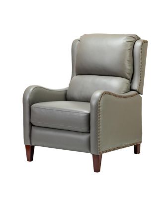 1 piece Leather Pushback Recliner chair