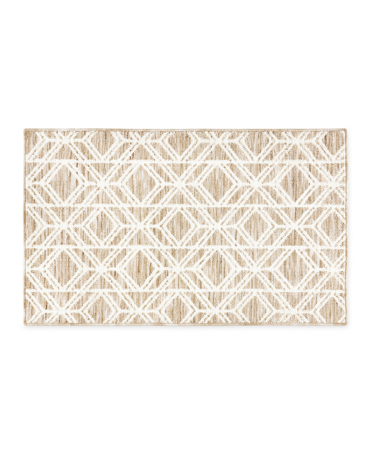 Town & Country Living Everyday Walker Everwash Kitchen Mat E002 2' X 3'4" Area Rug In Beige