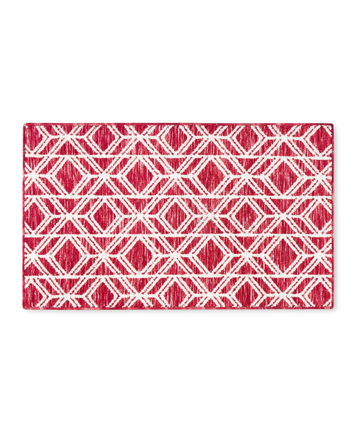 Town & Country Living Everyday Walker Everwash Kitchen Mat E002 2' X 3'4" Area Rug In Red