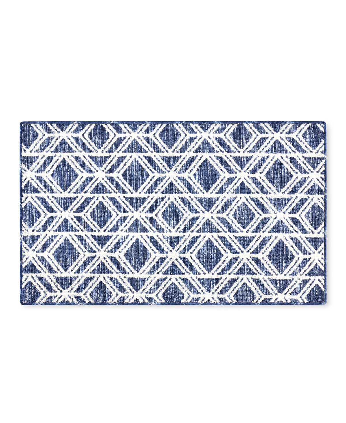 Town & Country Living Everyday Walker Everwash Kitchen Mat E002 2' X 3'4" Area Rug In Navy