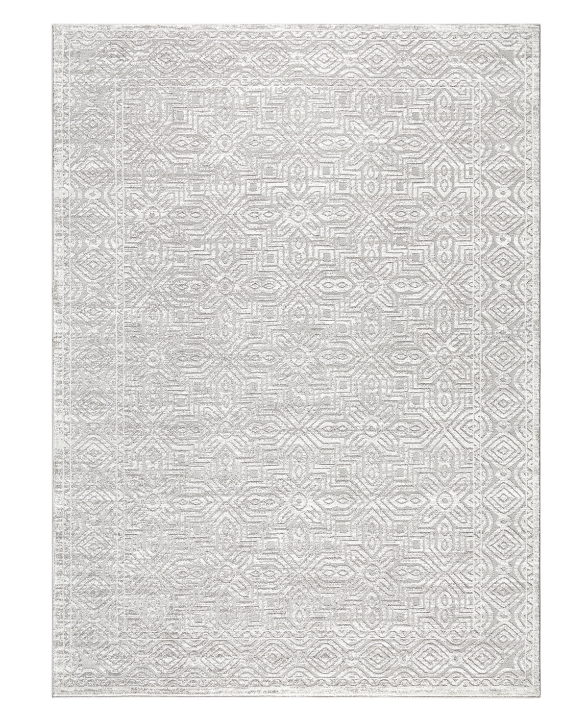 Town & Country Living Luxe Maya 9902 7'10" X 10'2" Area Rug In Gray