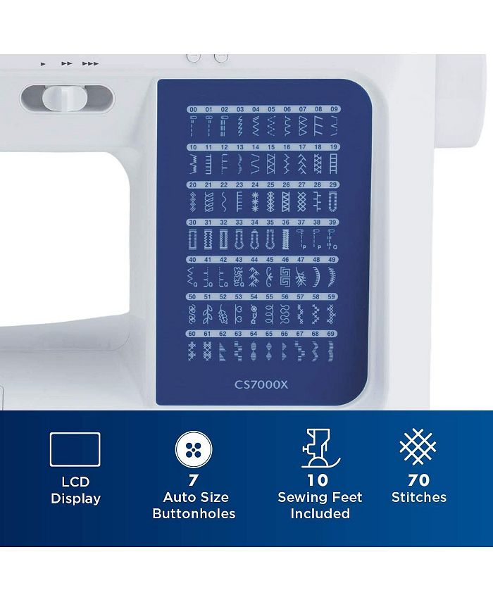 Brother CS7000X Computerized Sewing and Quilting Machine Macy's