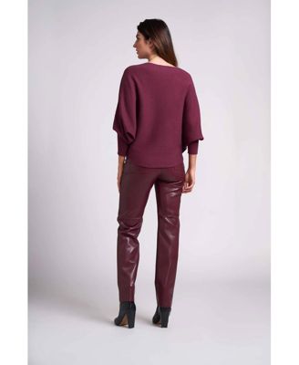 Women's Ivy Oversized Dolman 3/4 Sleeve Sweater