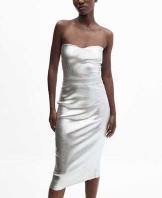 MANGO Women's Metallic Top - Macy's