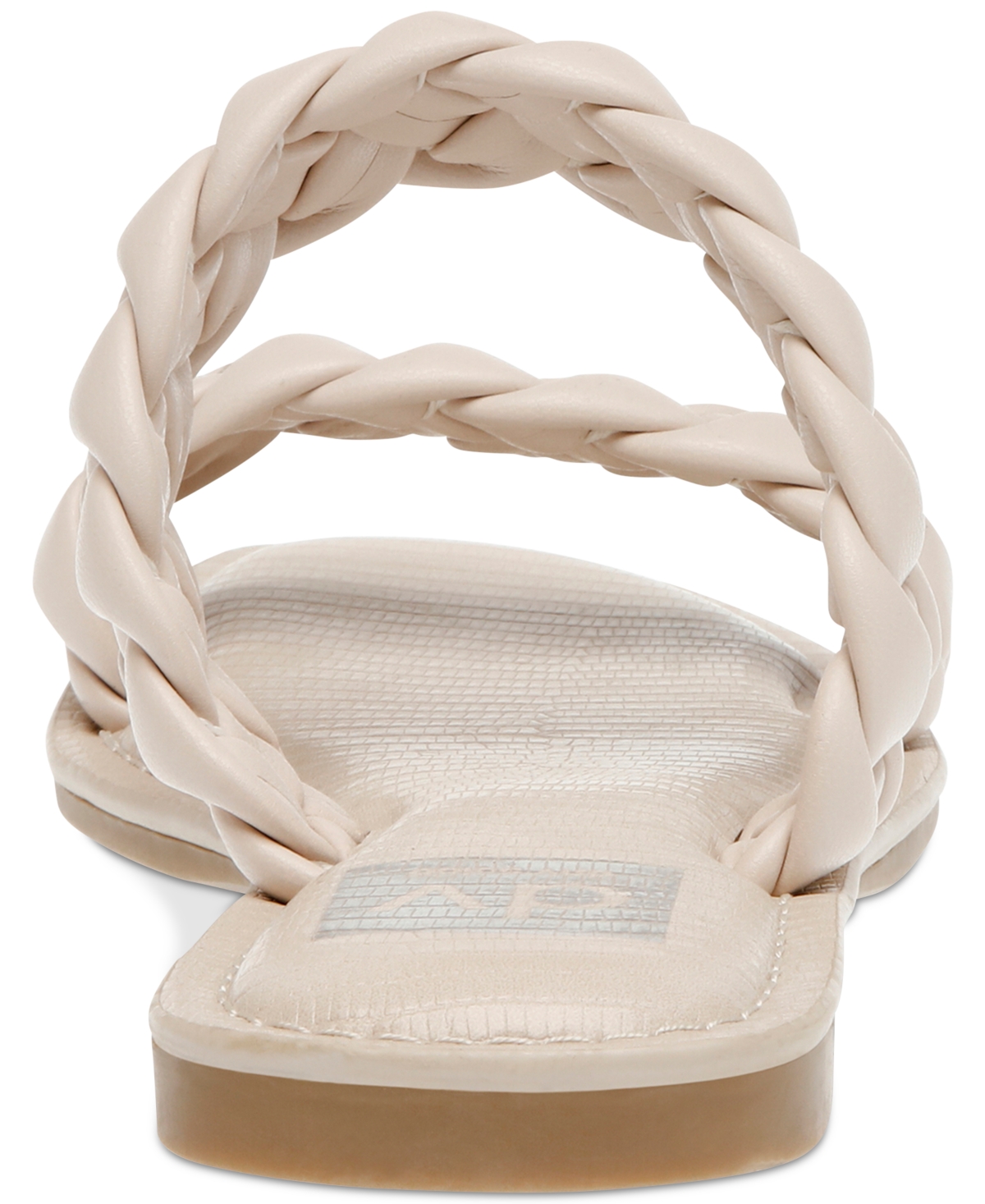 Dv Dolce Vita Women's Jocee Double Band Braided Slide Flat Sandals