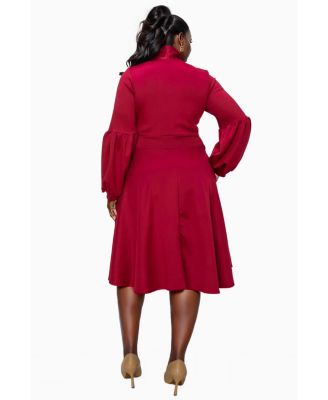 Plus Size Bekah Flare Pocket Dress