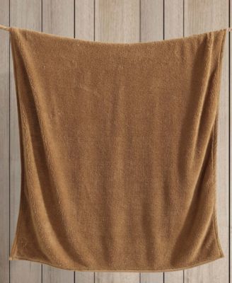 Bi Colored Sherpa Reversible Throw, 60" X 50"