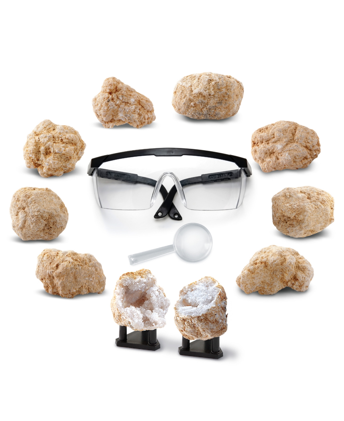 Discovery Mindblown Geode Crystal Excavation Kit In Open Miscellaneous