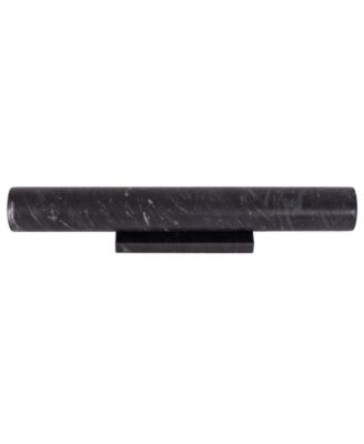 12" Straight Rolling Pin With Marble Stand