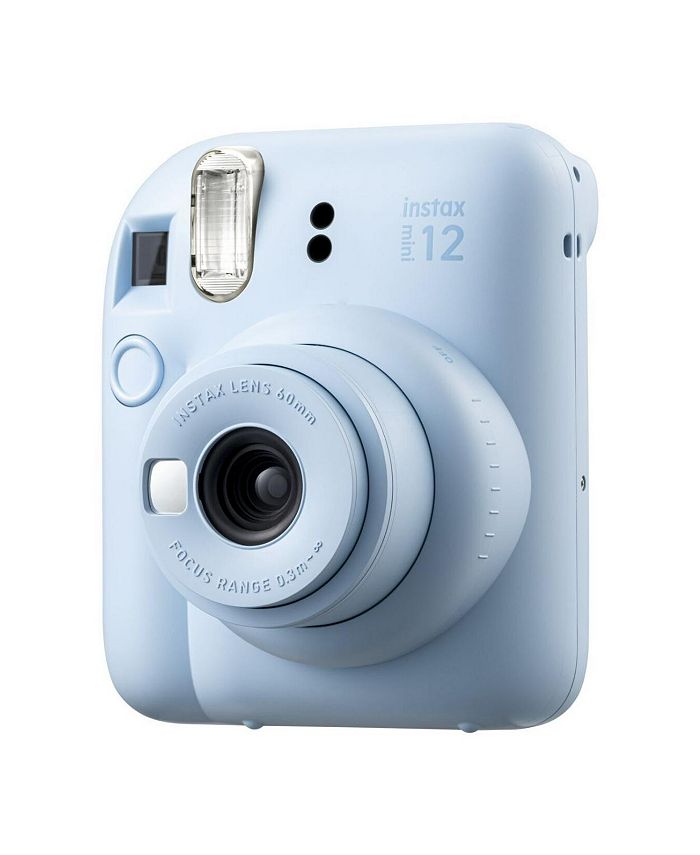 Fujifilm Instax Mini 12 with 60mm Instax Mini Lens (Pastel Blue) - Macy's