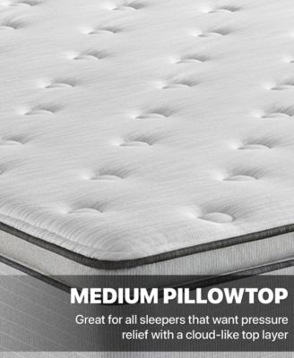 BR800 13.5 Medium Pillow Top Mattress- Queen
