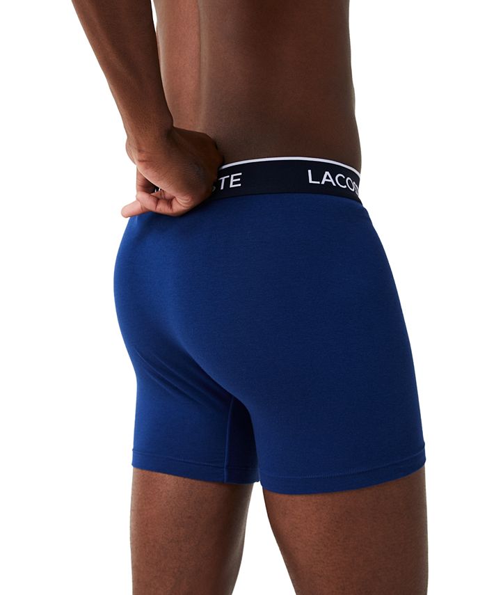 3 pack men's casual style boxer briefs by Lacoste Talla S Color