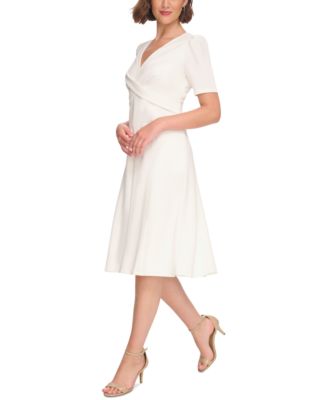 Women's Crisscross Fit & Flare Dress