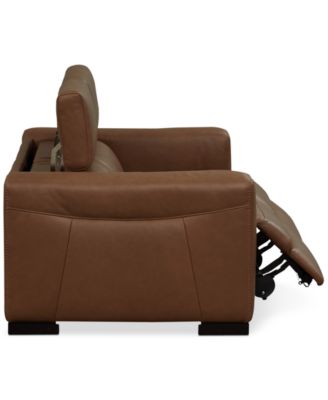 Rinan 86" 2-Pc. Leather Sectional with 2 Power Recliners, Created for Macy's