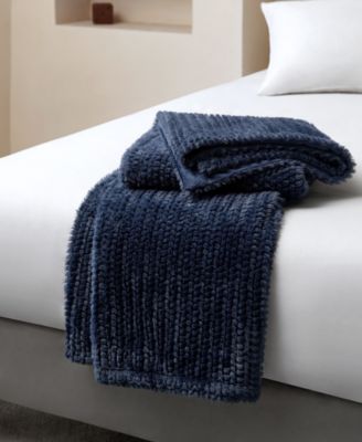 Cozy Faux Fur to Faux Mink Throw, 50" x 60''