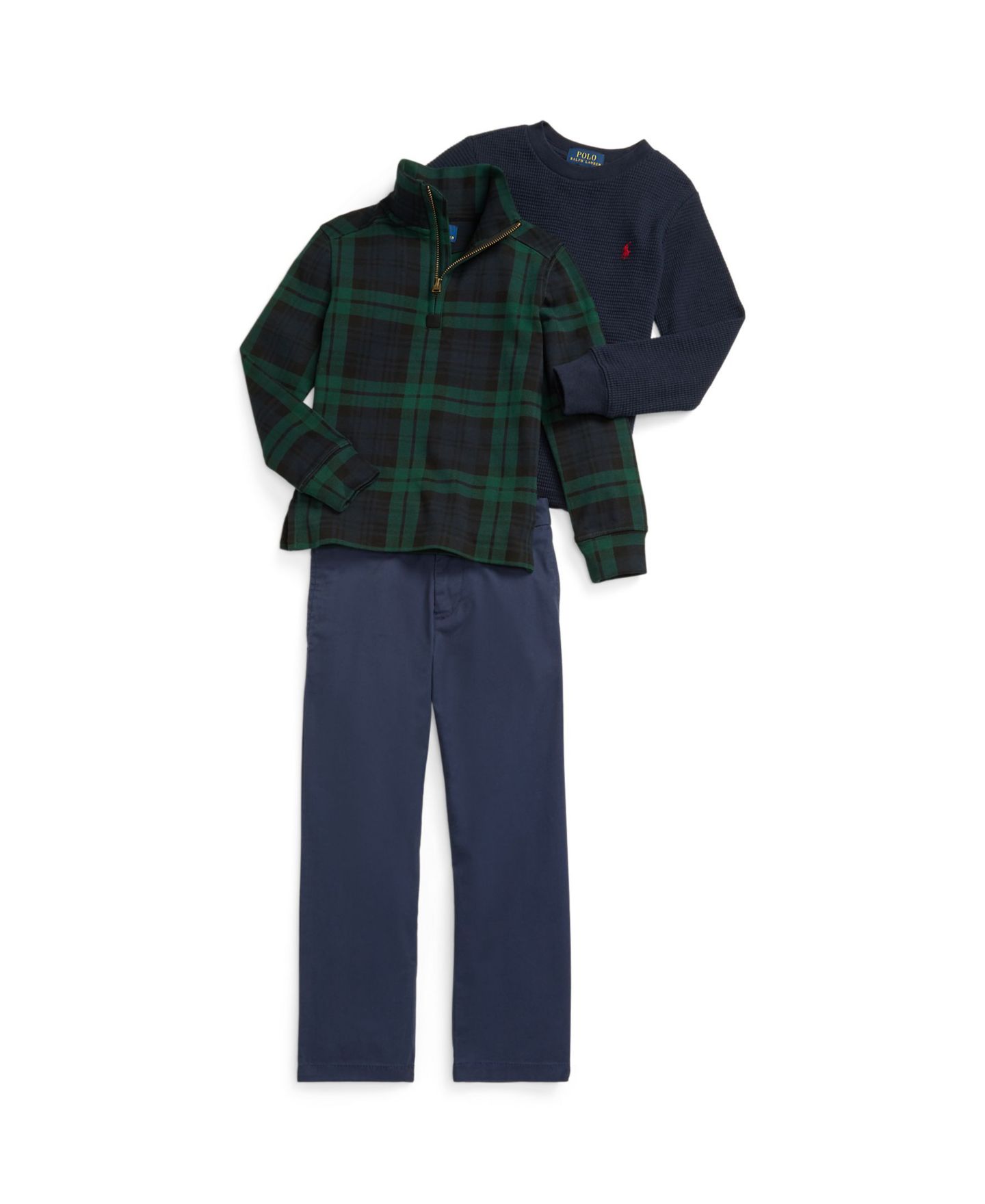 Брюки Polo Ralph Lauren Straight-Fit Twill Pant для мальчиков, цвет: Тёмно-синий — фото 7