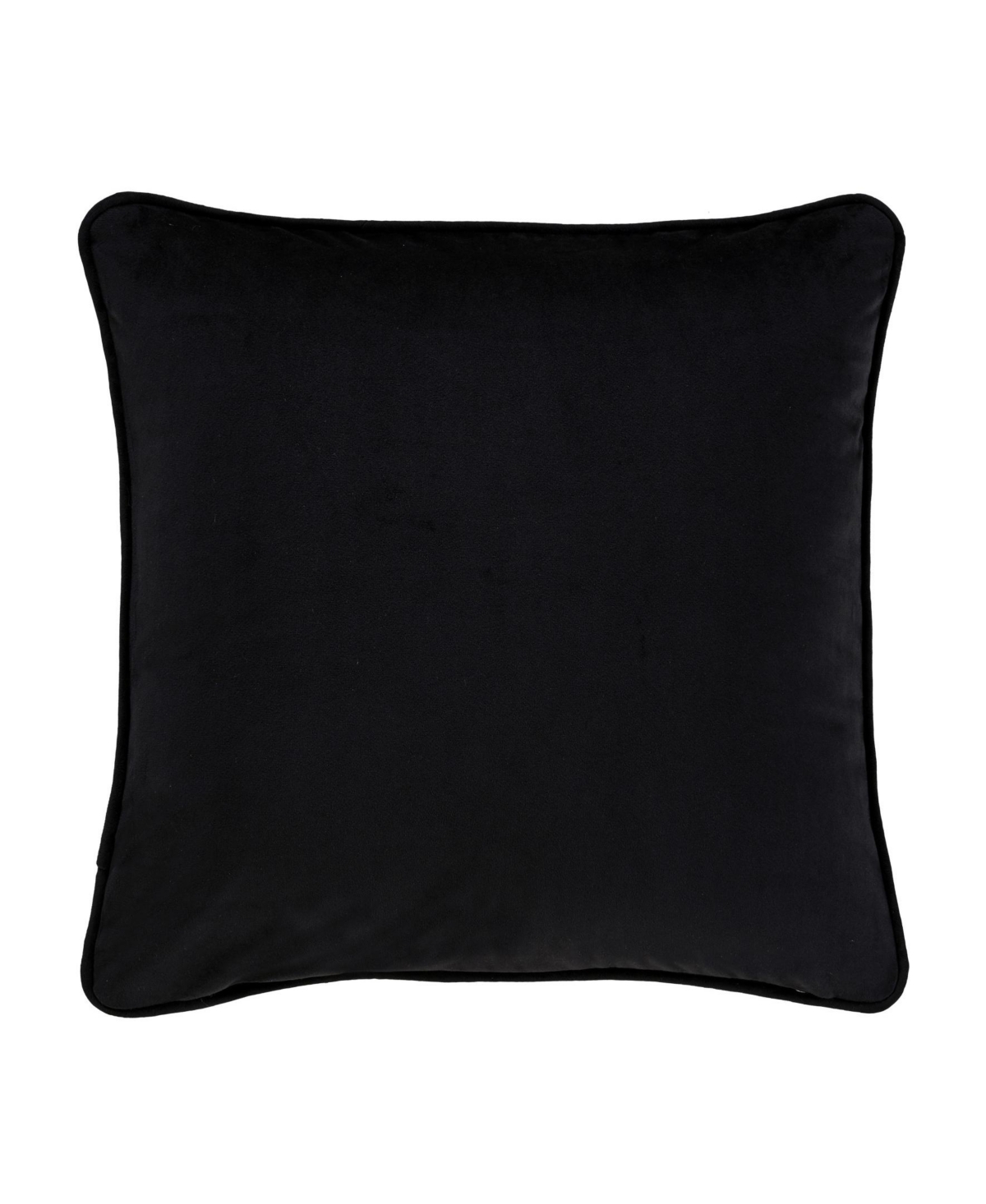 Shop J Queen New York Vincenzo Square Decorative Pillow, 18" In Black