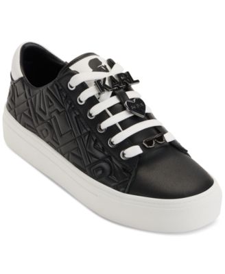 Cate Karl Box Lace-Up Low-Top Sneakers