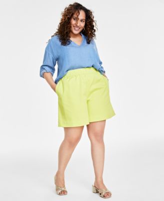 Chino shorts plus size hotsell