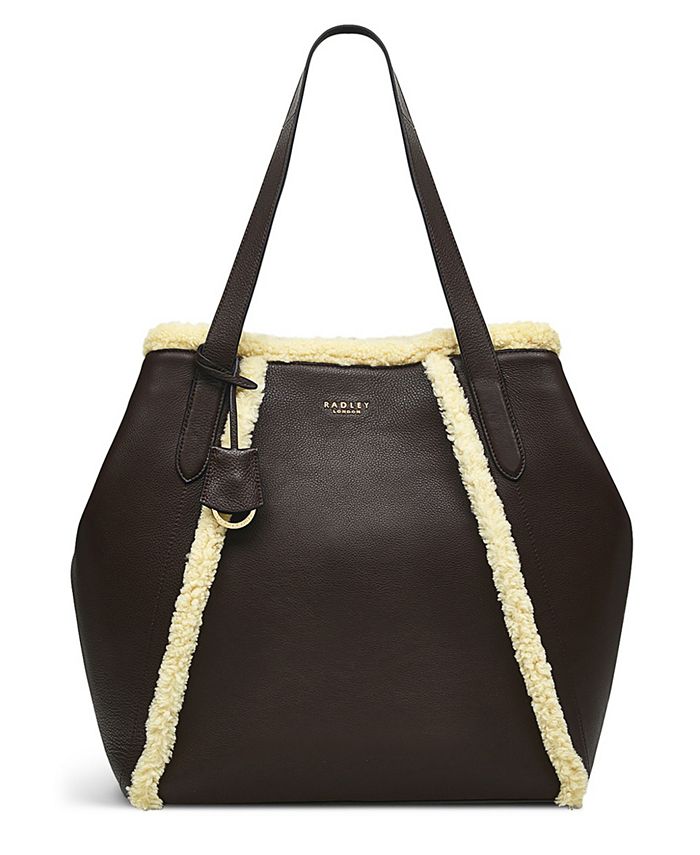 Radley London Park Place Shearling Leather Extralarge Open Top Tote