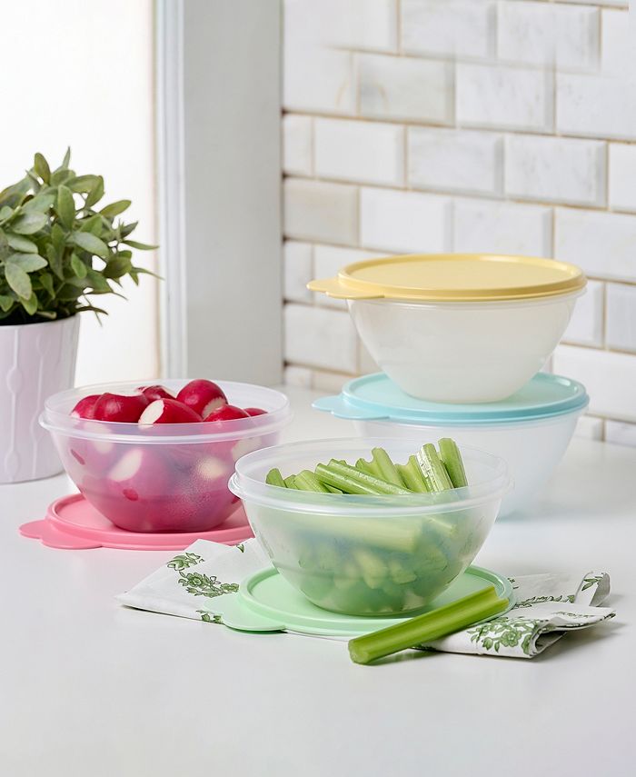 Tupperware Wonderlier 4 Pack 3.25 Cup Container Set Macy's