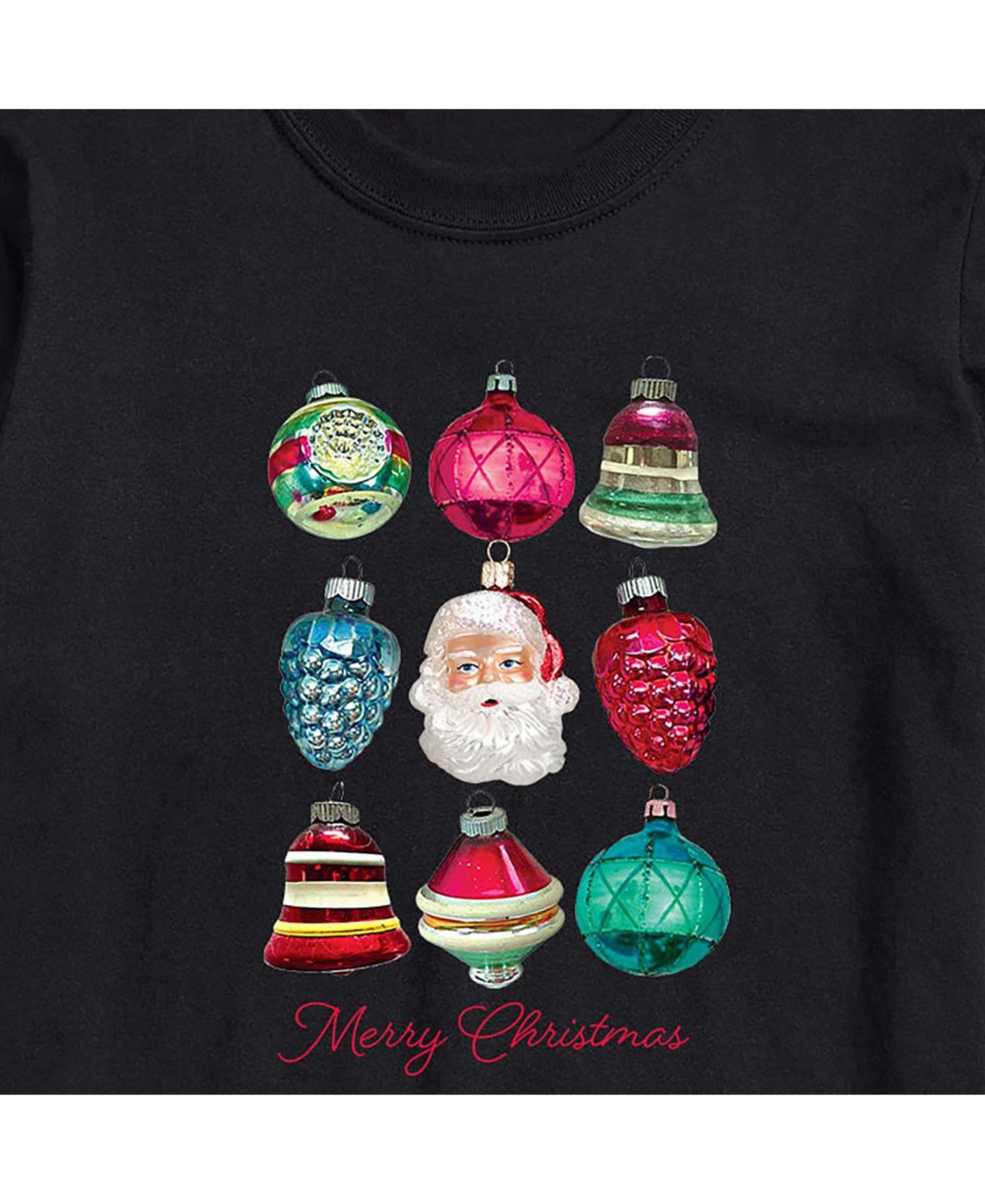 Мужская футболка AIRWAVES Christmas Ornaments Short Sleeve, цвет: Чёрный — фото 3