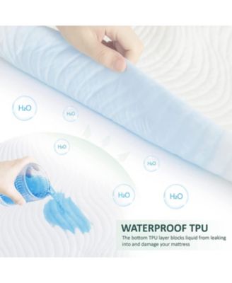 100% Waterproof Knit Mattress Protector Queen Size