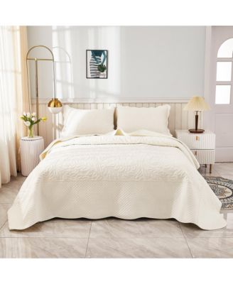 100% Cotton Oversized Bedspread Quilt Set - King