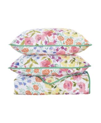 Jules Wildflower 3-Pc Quilt Set, Full/Queen