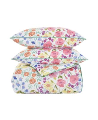 Jules Wildflower 3-Pc Comforter Set, King/California King