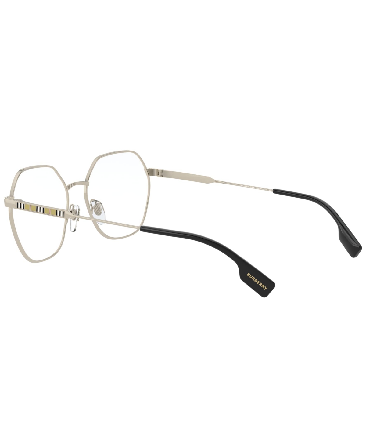 Burberry Women's Erin Eyeglasses, Be1350 56 In Light Gold