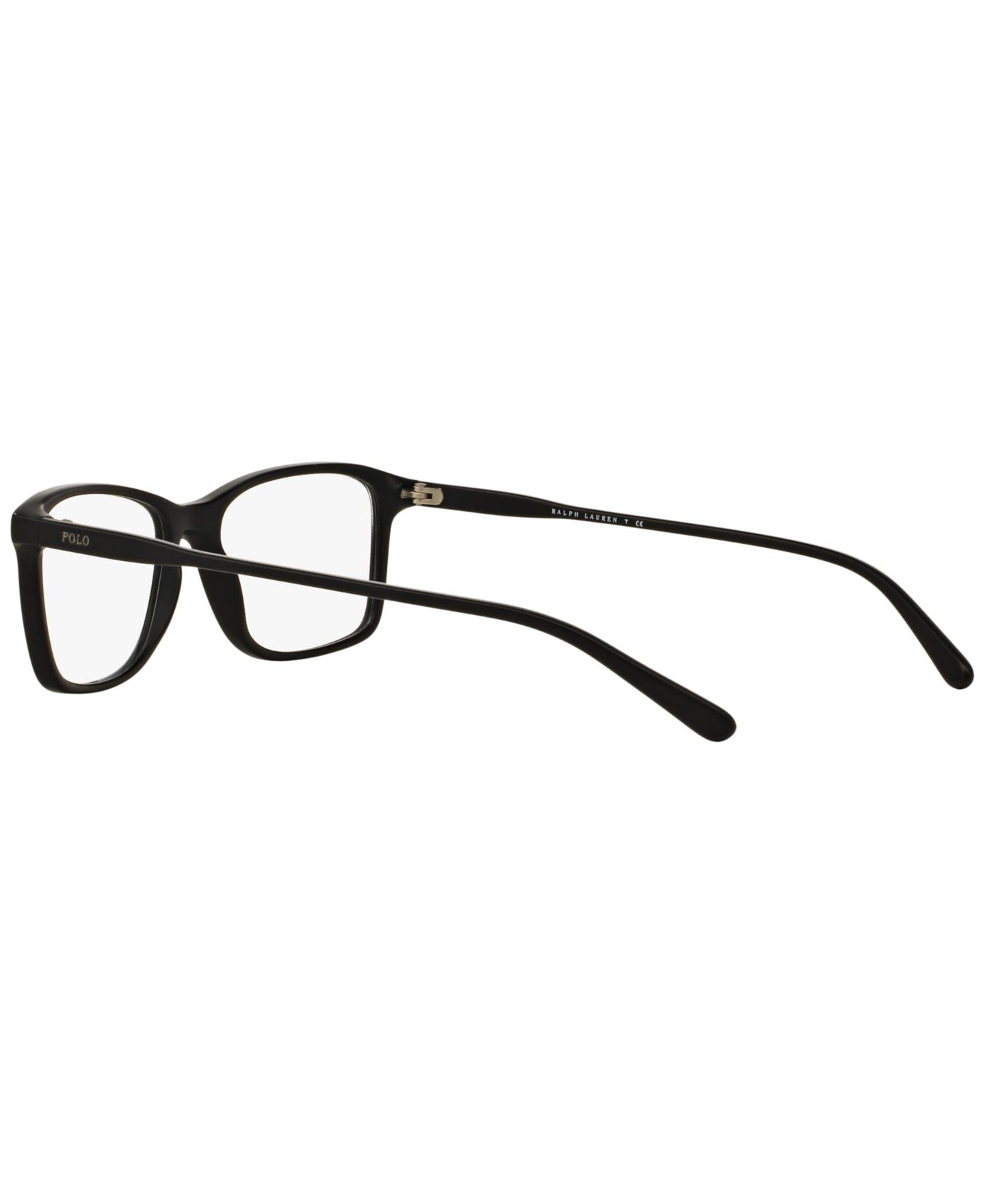 Мужские очки Polo Ralph Lauren Man Rectangle Plastic PH2155 Eyeglasses, цвет: Матовый чёрный — фото 6