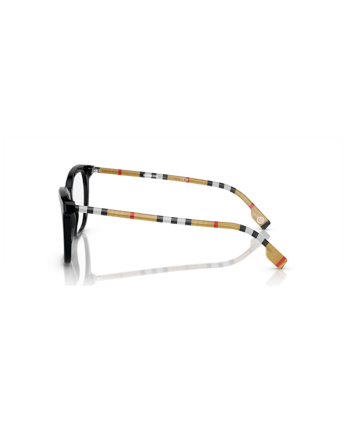 Женские очки Burberry Woman Square Plastic BE2390 Eyeglasses, цвет: Чёрный — фото 4
