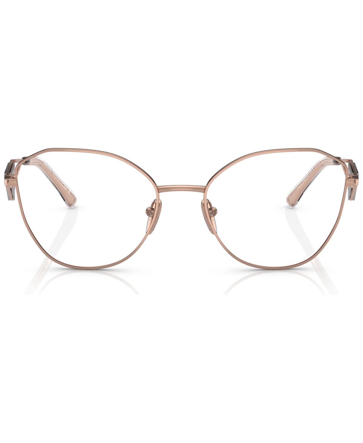 Shop Prada Women's Eyeglasses, Pr 52zv In Pink Gold