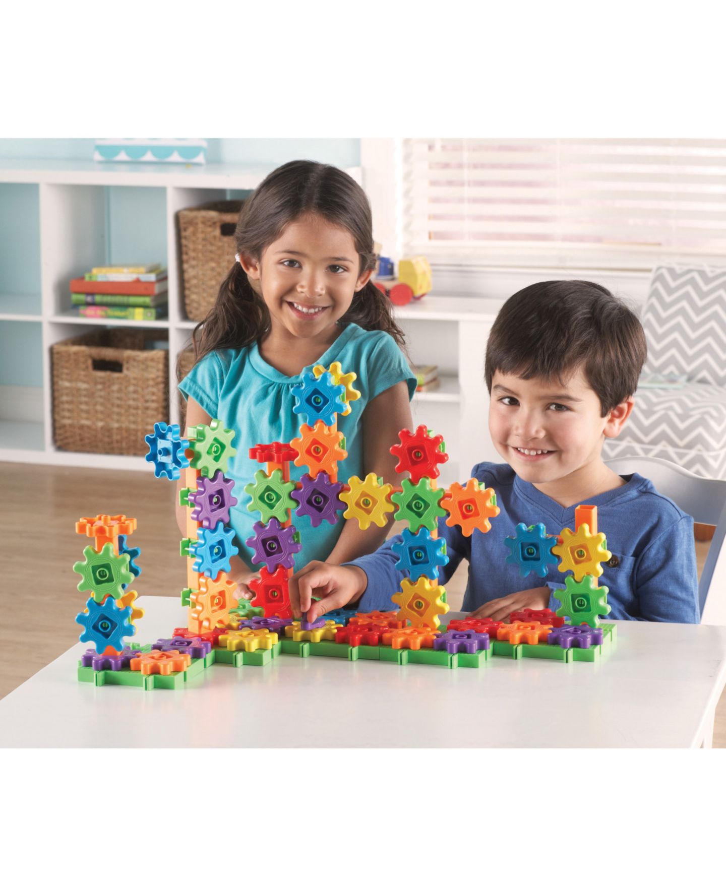 Детский конструктор Learning Resources Gears! Gears! Gears! 96-Piece Building Set, Ages 3+ — фото 5