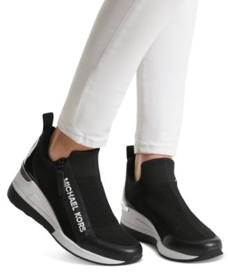 【MICHAEL KORS】WILLIS ウェッジスニーカー Michael Kors Women's Willis Wedge Trainer Sneakers - Macy's