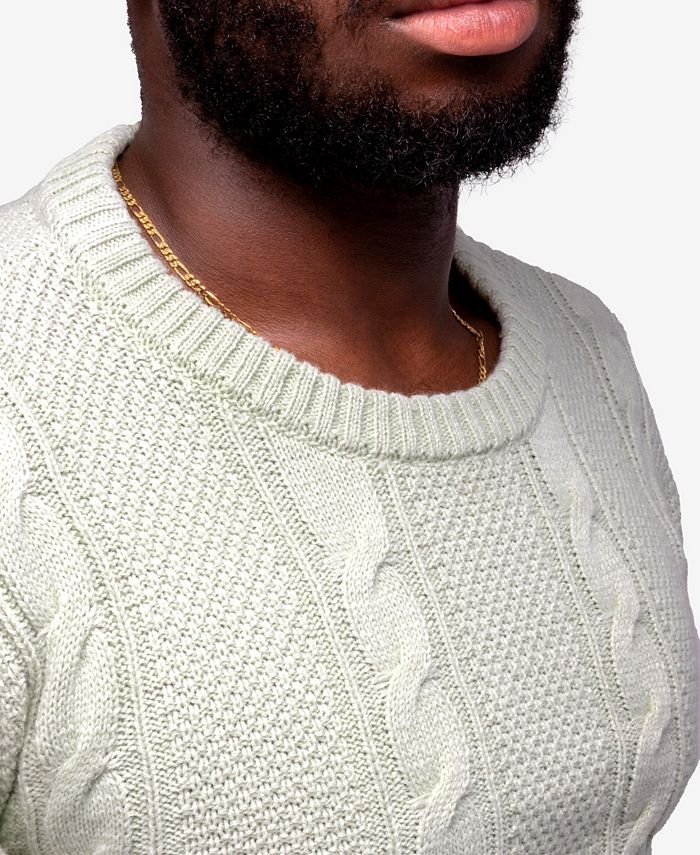 Buy X-Ray Men's Shawl Collar Cable Knit Cardigan Online