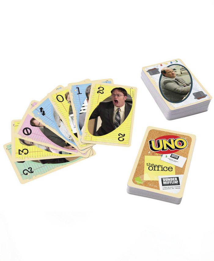 Mattel The American TV Show The Office UNO Card Family Game Night