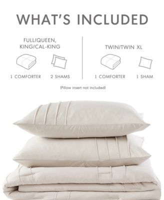 Porter Washed Pleated 2-Pc. Comforter Set, Twin/Twin XL