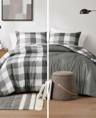 Jonah Plaid Check 3-Pc. Comforter Set, Full/Queen