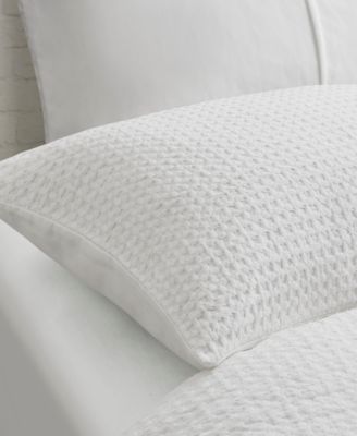 Mina Waffle Textured 3-Pc. Duvet Cover Set, King/California King