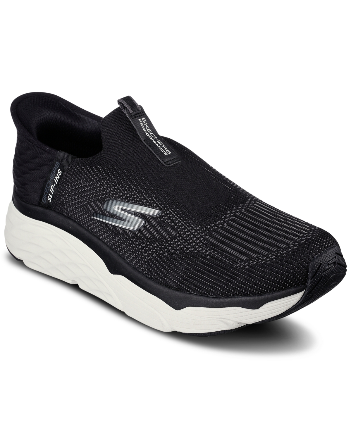 Shop Skechers Men's Slip-ins- Max Cushioning Slip-on Casual Sneakers From Finish Line In Black,white