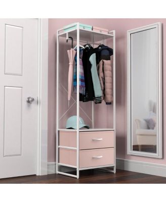 Clothing Rack with 2 Drawers