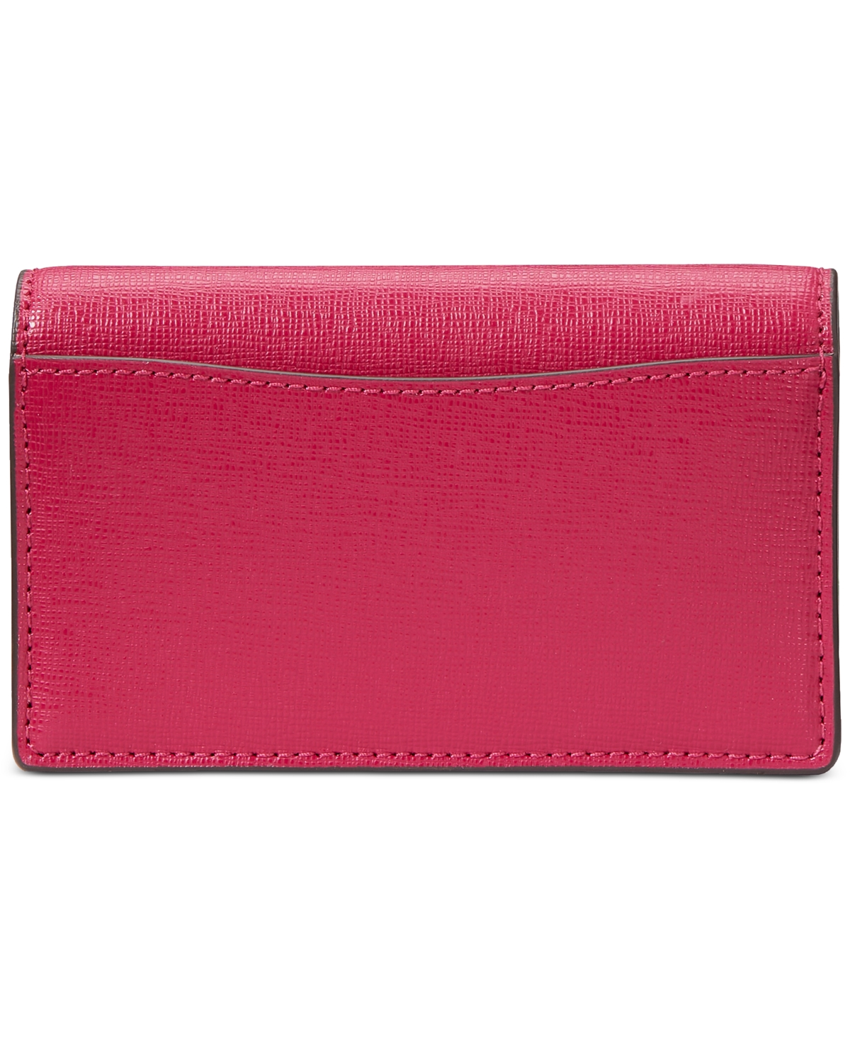 Shop Kate Spade Pitter Patter Smooth Leather Bifold Snap Wallet In Red Multi